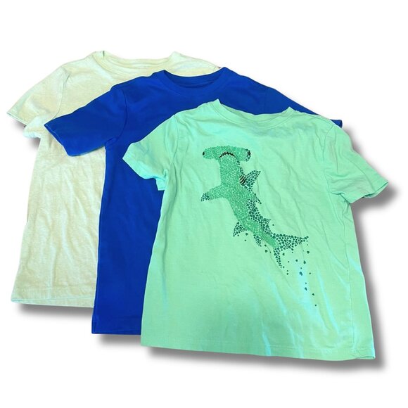 Bundle of 3 Size 6-7 Boys T-Shirts; Gently Worn by Cat&Jack and Wonder Nation - Picture 1 of 5